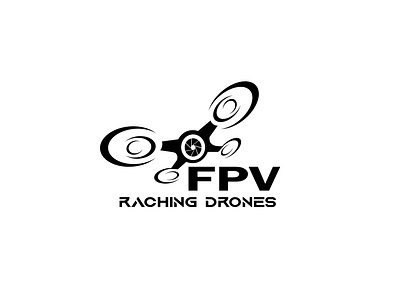 Drone Raching logo business logo creative design logo design drone logo drone raching logo logo modern design