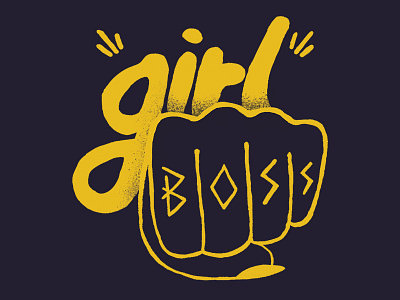 Girl Boss illustration women