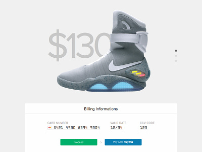 Credit Card Checkout challenge checkout commerce dailyui minimal nike shop ui