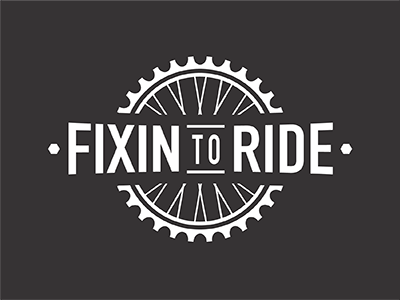 Fixin' to Ride Logo logo design