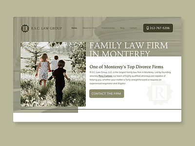 Family Law Web Concept