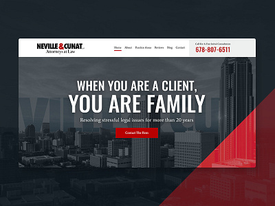 Neville & Cunat modern web design ui ui design web design