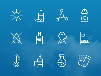 Outline icon set «Remedies» №2