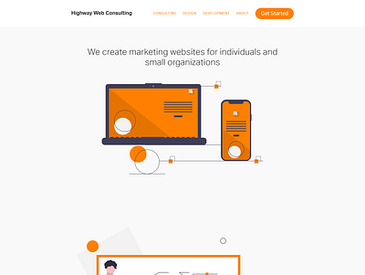 Highway Web Consulting Refresh - WIP illustration web design web development website