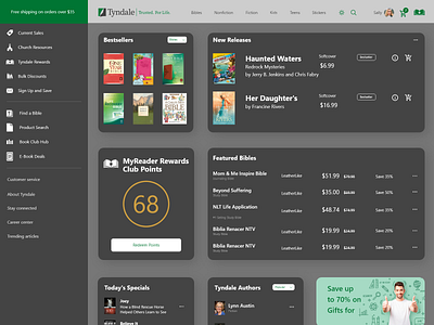 eCommerce as Dashboard (Dark Mode) dashbard dashboard ui web design website