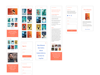 New Digital Press App books mobile mobile app design publishing