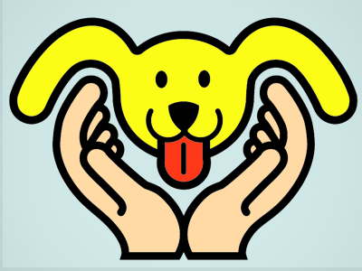 Animal Shelter identity logo mark