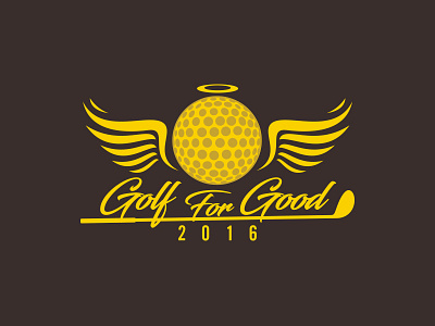 Golf For Good 2016 brown charity golf logo nc tournament yellow