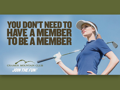 Members advertising charlotte club cramer equality fun gastonia gender golf marketing mountain nc