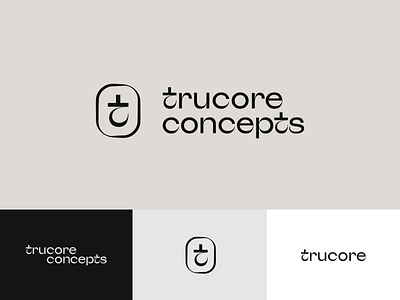 Trucore Concepts Logo branding concept logo tc