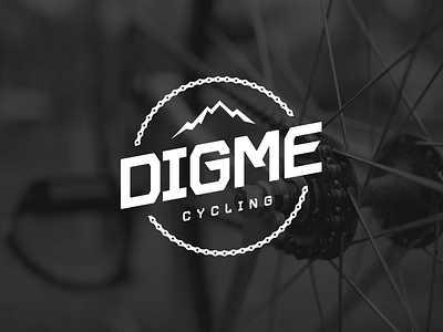 Digme Cycling Logo bicycle bike cycling logo mountain bike