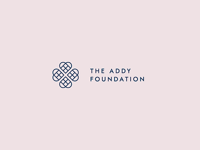 The Addy Foundation branding design foundation giving heart icon illustration logo vector