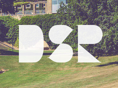 DSR logo aarhus black bold clean design filled font logo minimalist serif type typeface