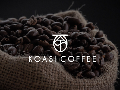 KOASI COFFE LOGO DESIGN adobe illustrator branding coffee logo design futuristic logo graphic design illustration logo logo design modern logo portfolio typography vector word logo