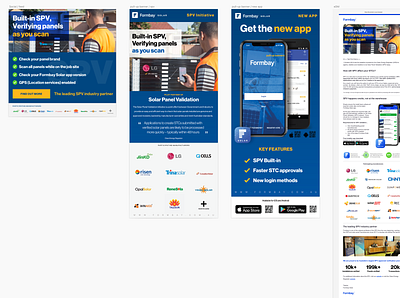 New App for Solar Panel Validation campaign branding robin lee visual design