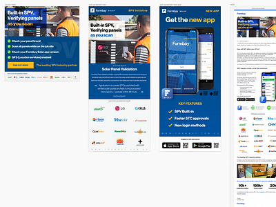 New App for Solar Panel Validation campaign branding robin lee visual design