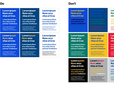 Accessible colours for WCAG 2.0 AA - Do vs Don't aa aaa accessibility colours do vs dont wcag