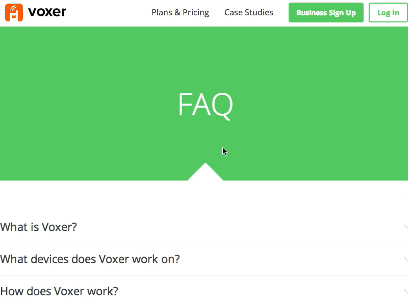 FAQ faq voxer web