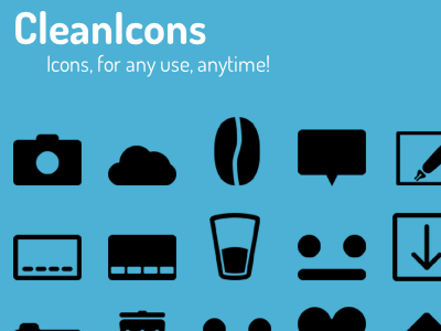 An Icon Set I made black clean cleanicons icons minimalist simple white