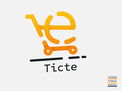 Ticte Anagram for a Tech Project anagram app branding colombia design logo