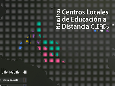 Cleads Uniamazonia design map pixels university