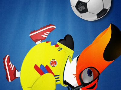 Toucan Playing Football amazonia colombia football glasses playing snicker toucan