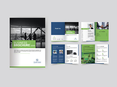 Minimal business brochure design