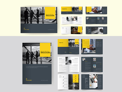 Business horizontal & vertical brochure design
