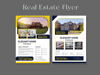 Real estate flyer design abstract annual report background banner bifold branding brochure company profile company proposal flyer leaflet magazine marketing minimal modern multipurpose poster real estate realestete trifold