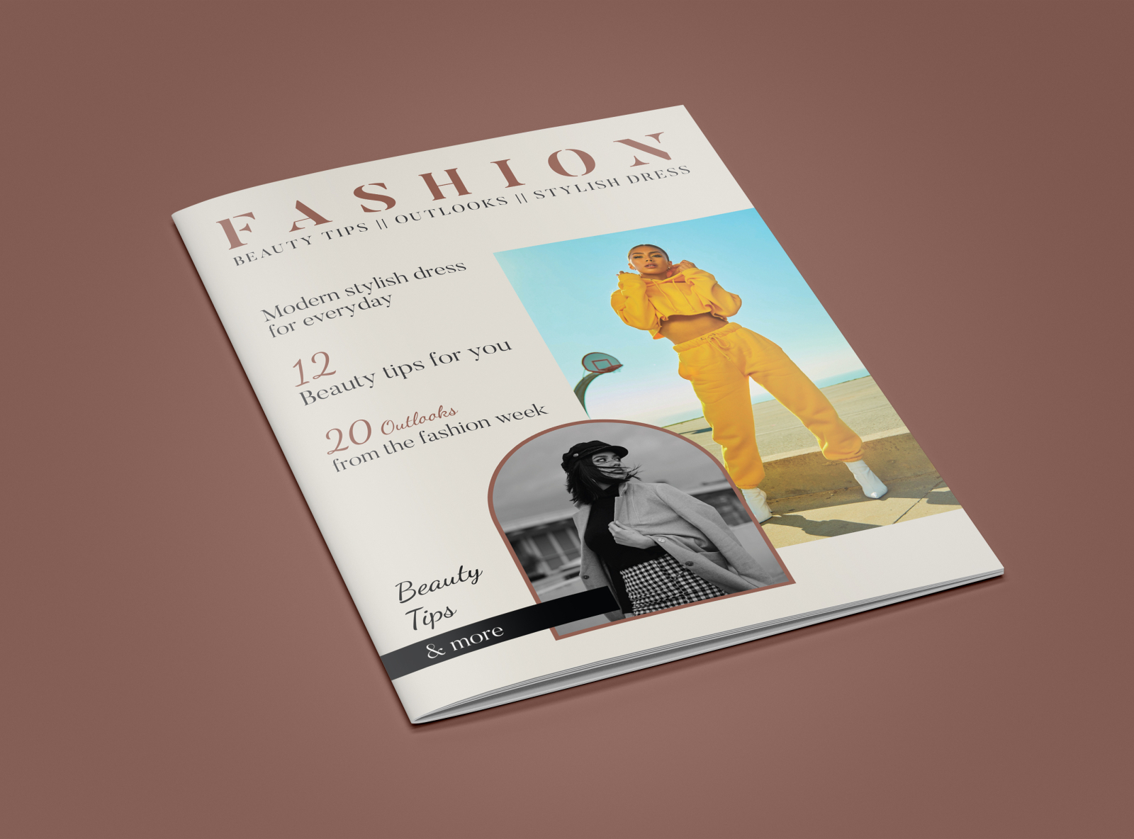 Fashion magazine brochure design by Shafayat Alam on Dribbble