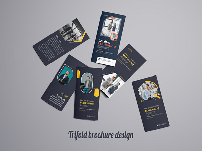 Digital marketing trifold brochure design