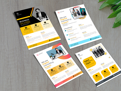 Business flyer design for corporate marketing