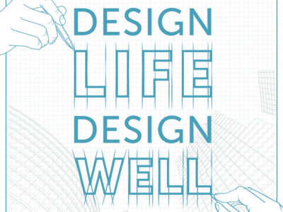ASID Partnership poster- White blueprint design draw font grid illustration interiordesign poster posterart sketch text textual