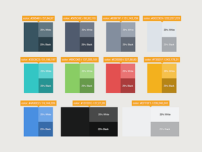 Colour Palette colors mibuz palette