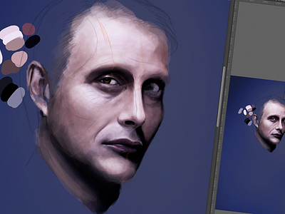 sketch 2 - Hannibal Lecter 3runo draw sketch