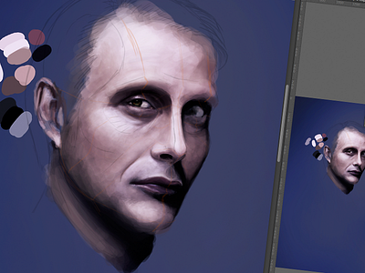 sketch 2 - Hannibal Lecter