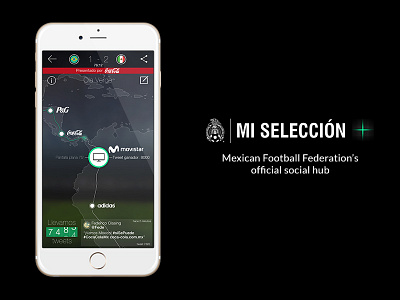 Mi Selección Más | Contest contest counter datavis dataviz football map mexico mobile real time soccer tweets wordlcup