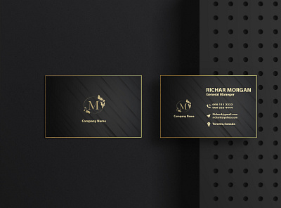 Professional Business Card branding business card design minimal typography visitingcard