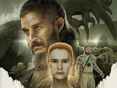 Raised by Wolves (2020) design fedchenko film idea movie photoshop poster плакат постер