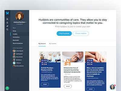 Huddol — Social Healthcare Network caregiver healthcare medical social social network