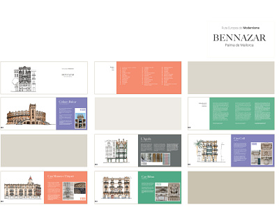 Bennazar Catalogue architecture catalogue catalogue design grapgic design graphicdesign