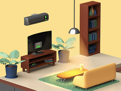3D | Smart gadgets 3d animation artwork home home management illustration smart gadget timeless