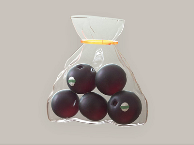 Fruit Packet | 3D 3d animation artwork delivery fruit grocery illustration shopping timeless