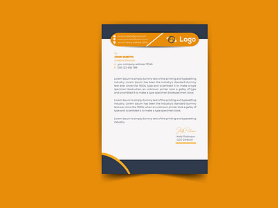 Modern Stationary Letterhead design