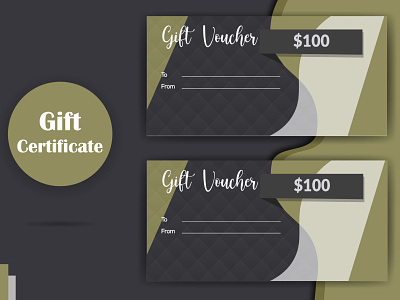 Gift Voucher beauty business beauty card black gift voucher boutique card catalog coupon creative credit card dinner discount discount card event fashion feminine cards advertisement line sheet lookbook loyalty card luxury cards magazines