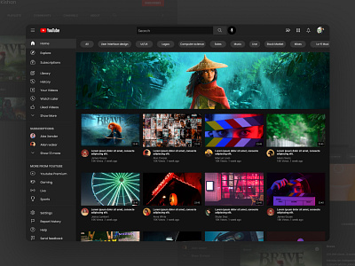 YouTube Redesign