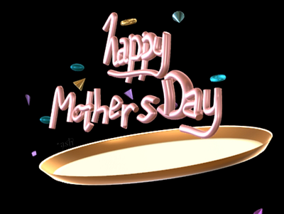 Mother's Day Handlettering 3d modeling 3d motion 3d type 3dtypography handlettering lettering mothers day nomad sculpt sculpt type typogaphy