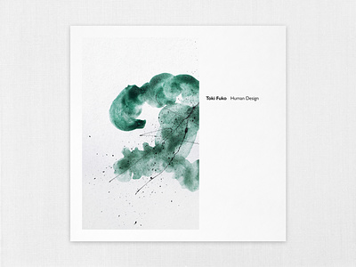Toki Fuko - Human Design abstract brush composition cover design fineliner music rhythm subculture techno