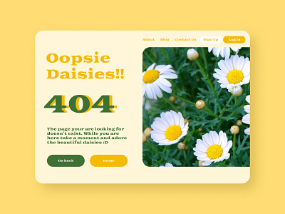 404 Error UI Design aesthetic dailyui dailyui008 dailyuichallenge figma flatdesign minimal ui uiux ux webdesign