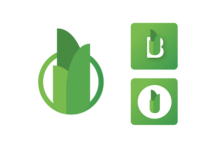 shoot of bamboo logos app branding design flat icon logo logo design logodesign logos